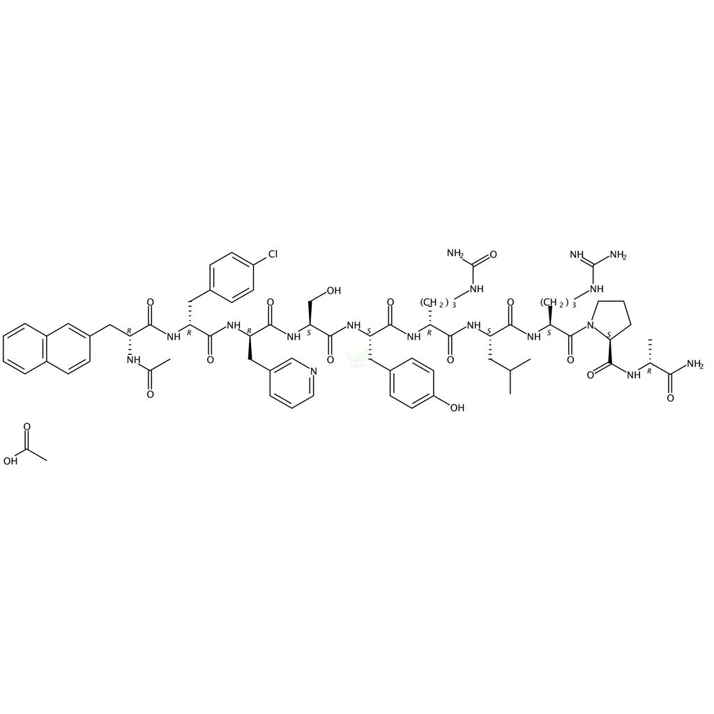 醋酸西曲瑞克  Cetrorelix acetate  145672-81-7