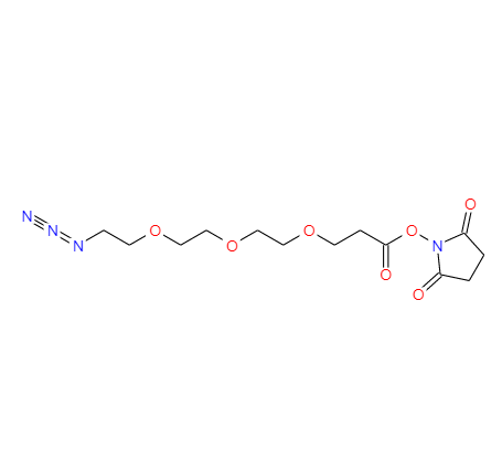 1245718-89-1；叠氮-三聚乙二醇-丙烯酸琥珀酰亚胺