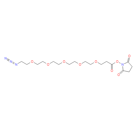 1433996-86-1；叠氮-五聚乙二醇-琥珀酰亚胺酯