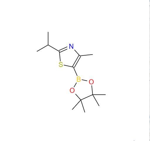 2-异丙基-4-甲基-5-(4,4,5,5-四甲基-1,3,2-二氧硼杂环戊烷-2-基)噻唑