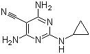 CAS 登录号：112636-83-6, 地昔尼尔, 4,6-二氨基-2-环丙基氨基嘧啶-5-腈