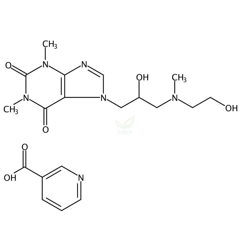 烟酸占替诺 Xanthinol Nicotinate 