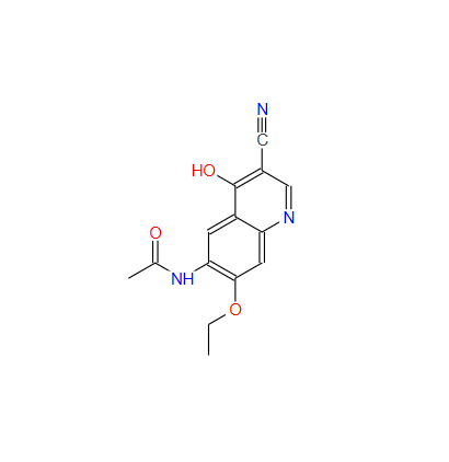 3-氰基-4-羟基-6-乙酰氨基-7-乙氧基喹啉；848133-75-5