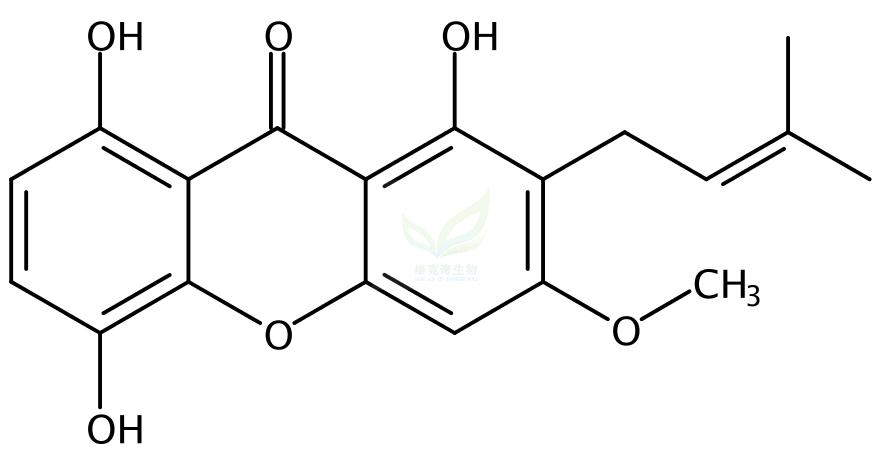 1,5,8-三羟基-3-甲氧基-2-异戊烯基氧杂蒽酮