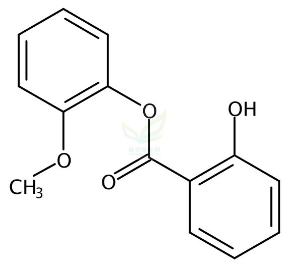 水杨酸愈创木酚酯 Guaiacol salicylate 