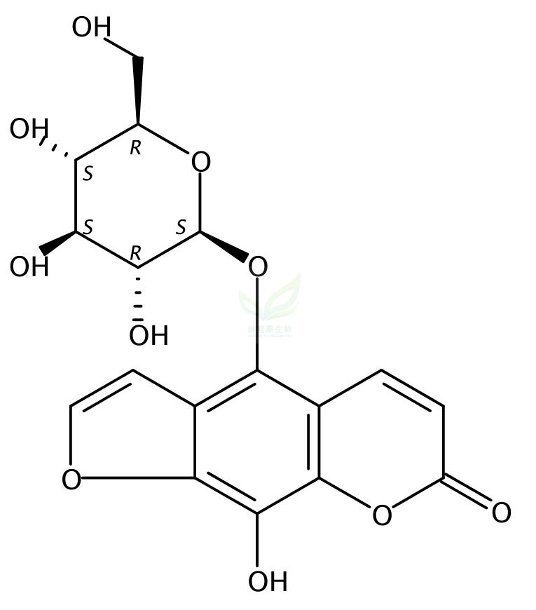 8-羟基-5-O-beta-D-吡喃葡萄糖补骨脂素 