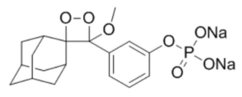 3-(2'-螺旋金刚烷)-4-甲氧基-4-(3"-磷酰氧基)苯-1,2-二氧杂环丁烷