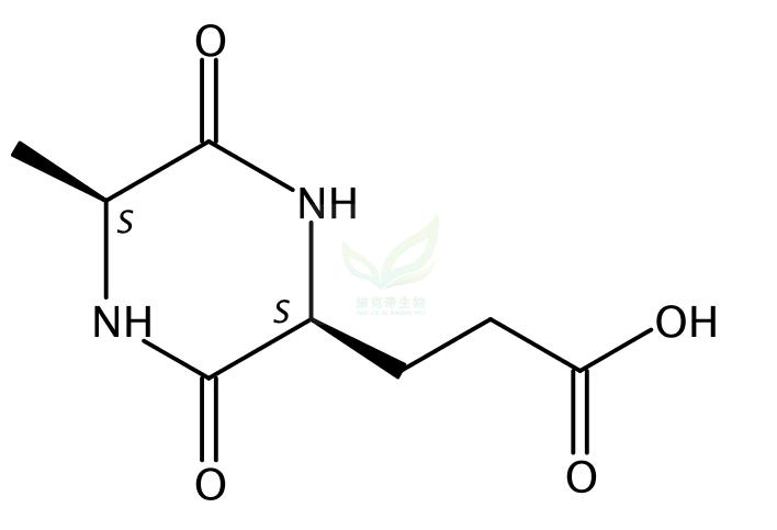 环-(L-丙氨酰-L-谷氨酸） (2S,5S)-5-Methyl-3,6-dioxo-2-piperazinepropanoic acid