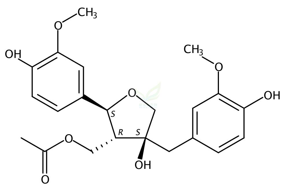 橄榄树脂素9-乙酸酯 (-)-Olivil 9-acetate;Lariresinol 