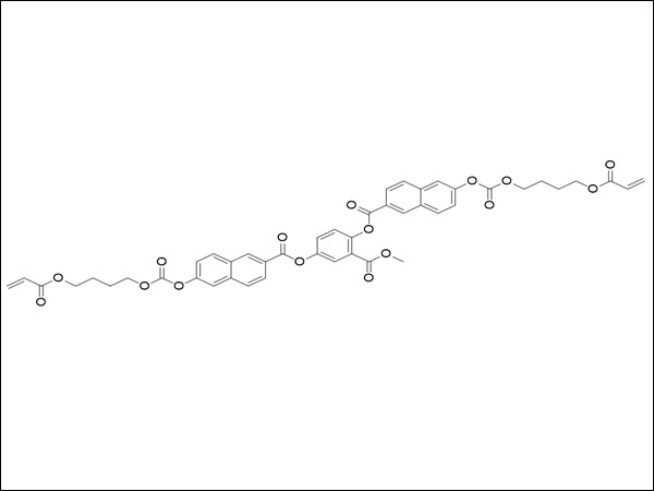 6-[[[4-[(1-氧代-2-丙烯-1-基)氧基]丁氧基]羰基]氧基]-2-萘甲酸 2,2'-[2-(甲氧羰基)-1,4-亚苯基]酯