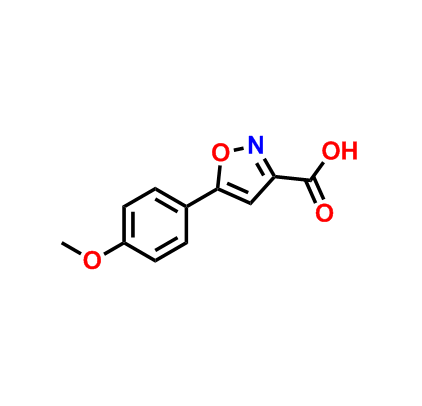5-(4-甲氧基苯基)异噁唑-3-羧酸   33282-16-5