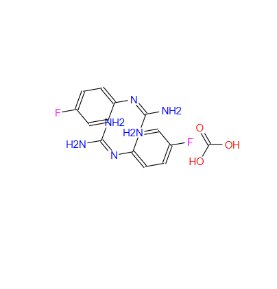 碳酸与N-(4-氟苯基)胍的化合物；925921-40-0