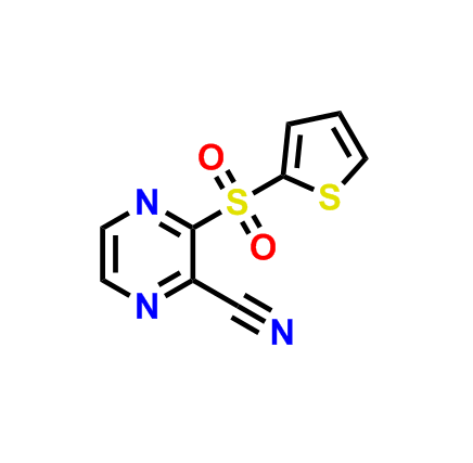 3-(噻吩-2-磺酰基)吡嗪-2-甲腈