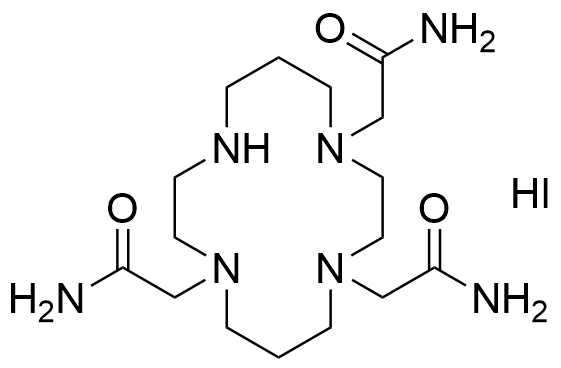 1,4,8-三(氨甲酰基甲基)-1,4,8,11-四氮杂环十四烷 单氢碘
