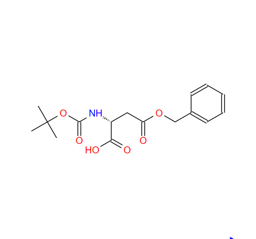 叔丁氧羰基-D-天冬氨酸 4-苄酯