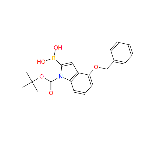 4-苄氧基-1-BOC-吲哚-2-硼酸