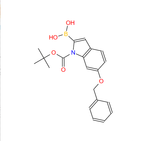 6-苄氧基-1-BOC-吲哚-2-硼酸