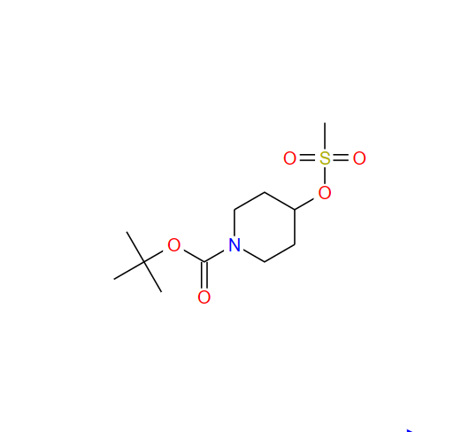 1-Boc-4-甲烷磺酰氧基哌啶