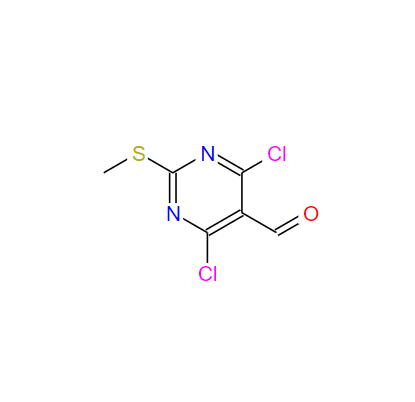 2-(甲硫基)-4,6-二氯-5-嘧啶甲醛