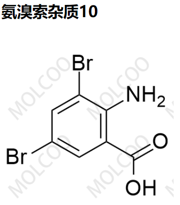 2-氨基-3,5-二溴苯甲酸  609-85-8