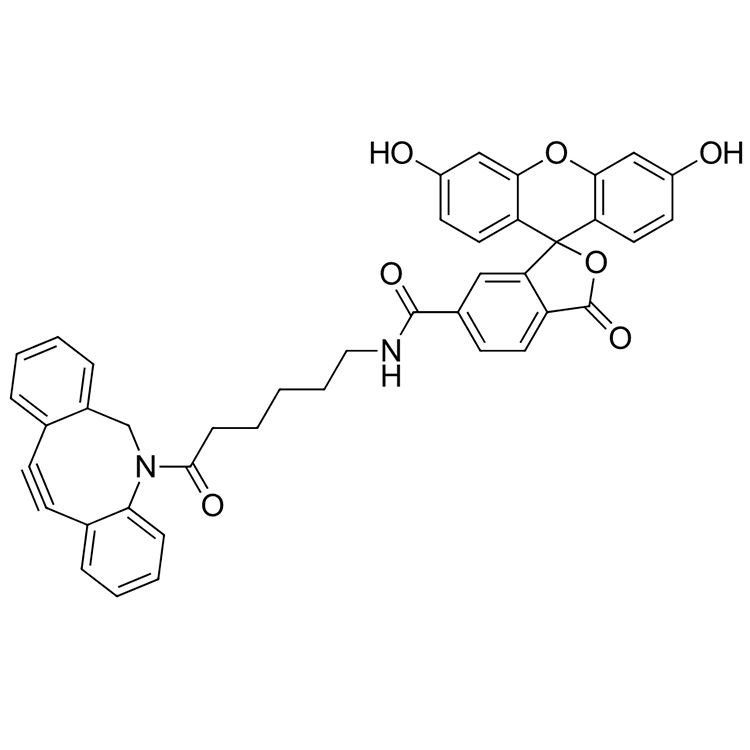 6-FAM-DBCO，6-羧基荧光素-二苯并环辛炔