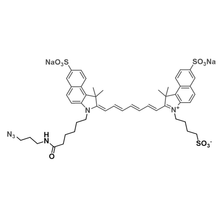 disulfo-ICG-azide，disulfo-ICG-N3，二磺酸-吲哚菁绿-叠氮