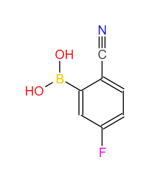 2-Cyano-5-fluorophenylboronic acid 1375109-01-5