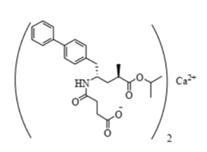 4-(((2S，4R)-1- ([1，1‘-联苯]-4-基）- 5-异丙氧基-4-甲基-5-氧代戊烷-2-基 )氨基-4-氧代丁酸钙盐