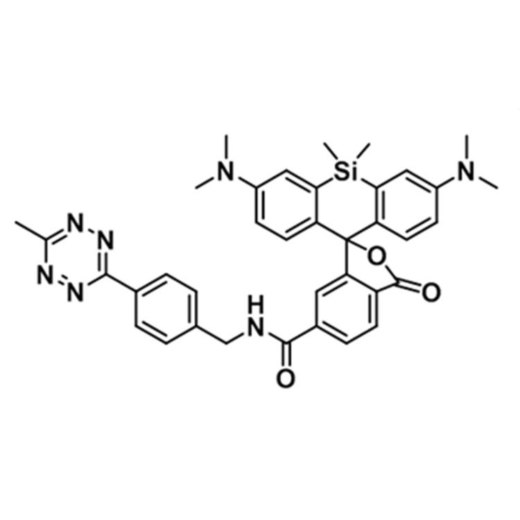 SiR-Me-tetrazine，硅基罗丹明-甲基四嗪 具有良好的生物相容性