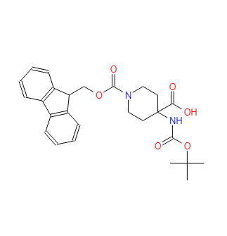 4-(叔丁氧羰基氨基)-1-芴甲氧羰基哌啶-4-羧酸 368866-07-3