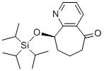 CAS 登录号：1190363-45-1, (R)-9-(三异丙基硅烷基氧基)-6,7,8,9-四氢-5H-环庚三烯并[b]吡啶-5-酮