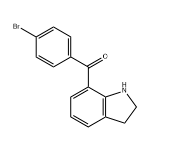 7-（4-溴苯甲酰）-2，3-二氢吲哚