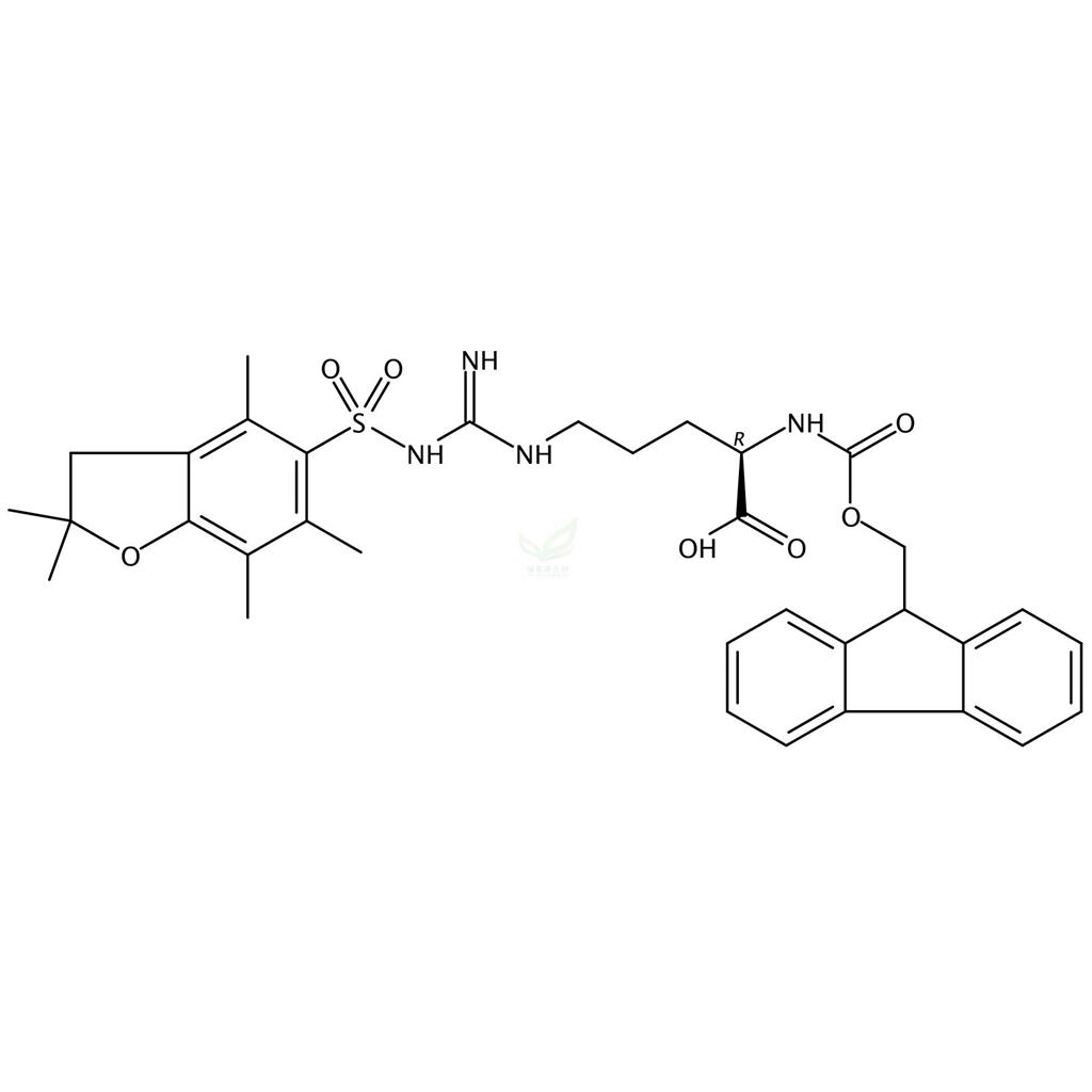 Nα-Fmoc-Nω-Pbf-D-精氨酸  CAS号：187618-60-6