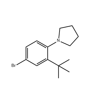1-(4-溴-2-叔丁基-苯基)-咯烷