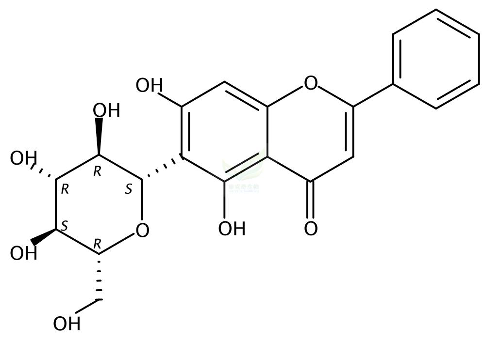白杨素6-C-葡萄糖苷  Chrysin 6-C-glucoside  28368-57-2