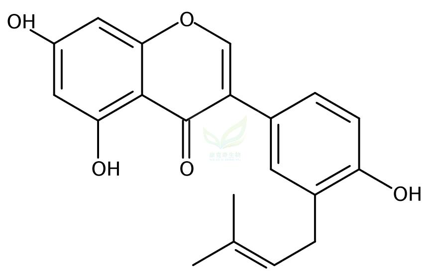 3′-二甲基烯丙基染料木黄酮  68436-47-5