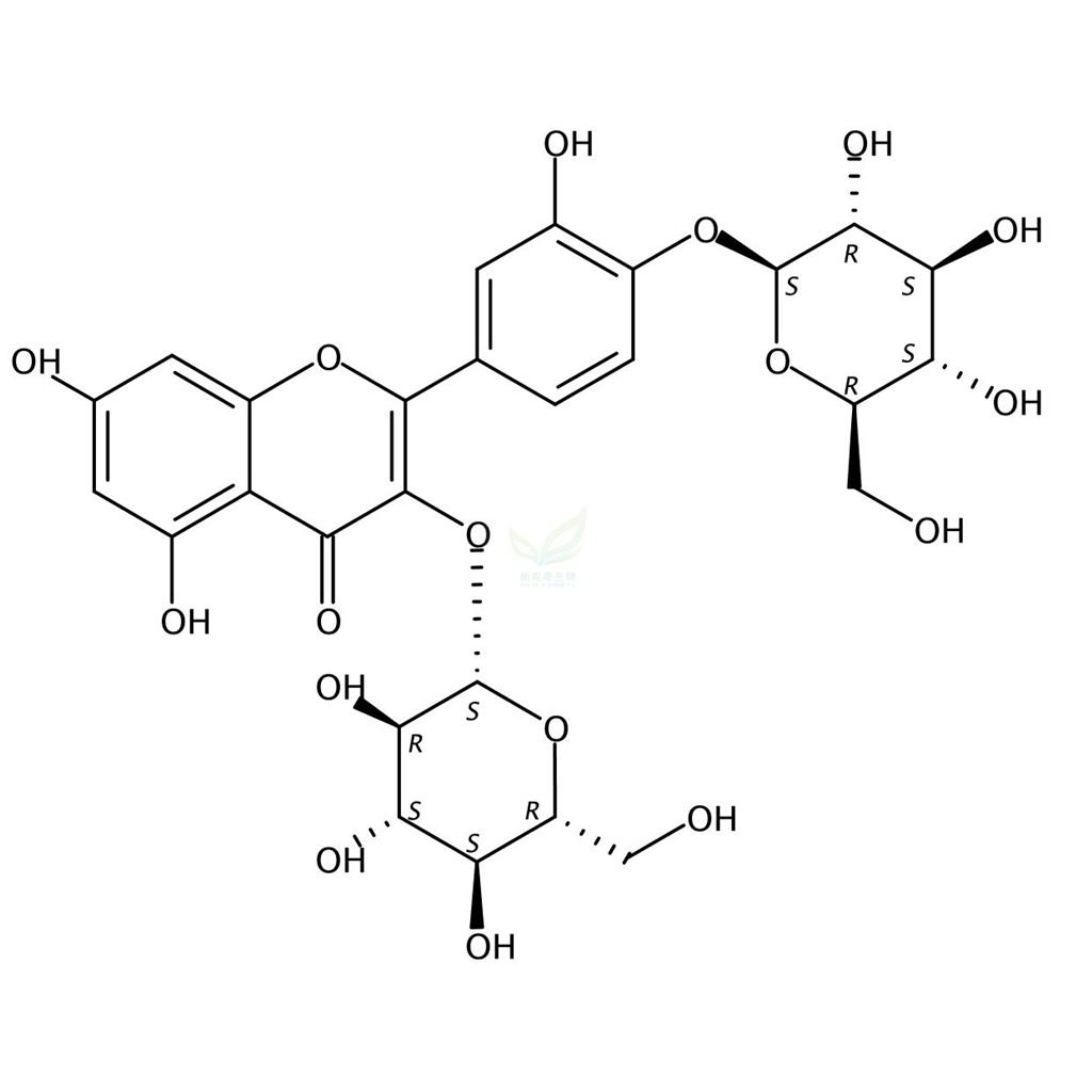 槲皮素-3,4′-二-O-葡糖苷  29125-80-2