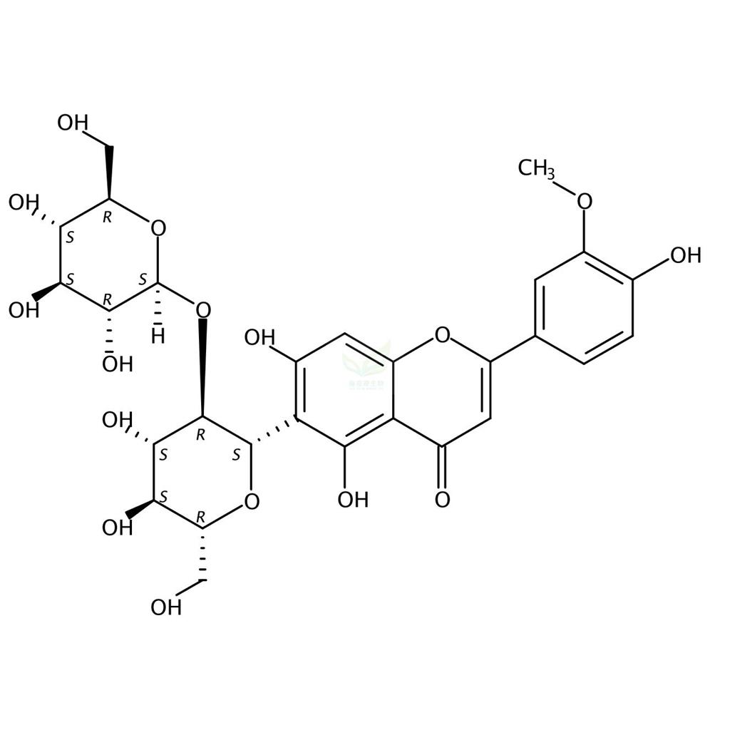 异金雀花素-2′′-O-吡喃葡萄糖苷  97605-25-9