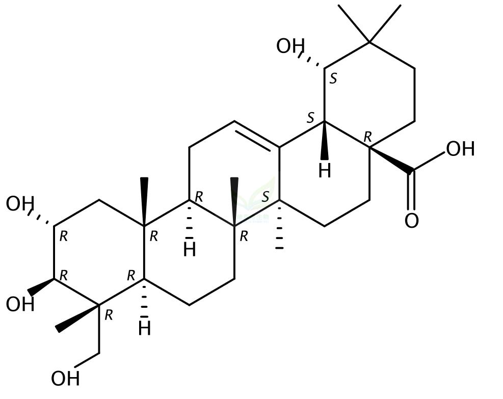 2-alpha,19-alpha,23-三羟基齐墩果酸 