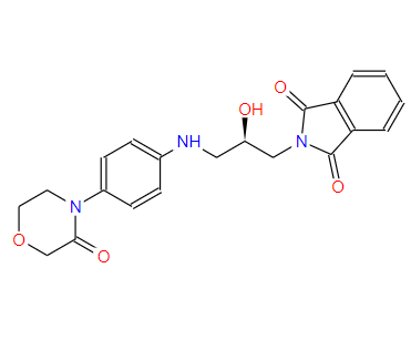 2-[(2R)-2-羟基-3-[[4-(3-氧代-4-吗啉基)苯基]氨基]丙基]-1H-异吲哚-1,3(2H)-二酮