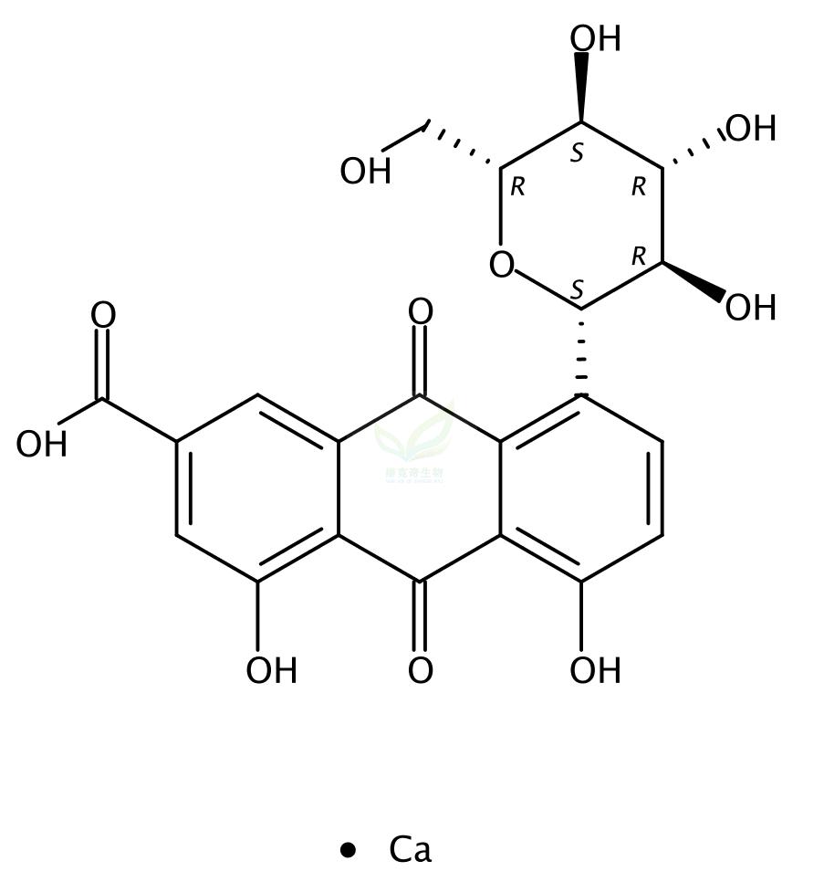 大黄酸-8-O-葡萄糖苷钙盐    113443-70-2