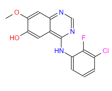 4-(3-氯-2-氟苯胺)-6-羟基-7-甲氧基喹唑啉