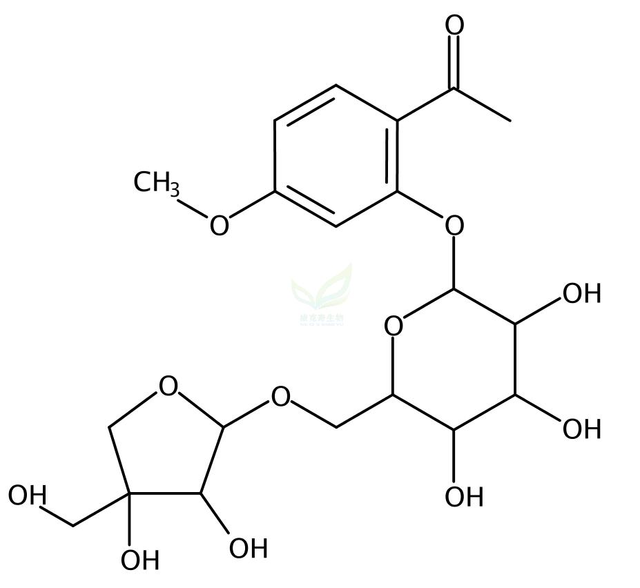 丹皮酚新苷  Apiopaeonoside 