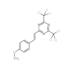  2,4-双(三氯甲基)-6-对甲氧基苯乙烯基-S-三嗪 中间体 42573-57-9