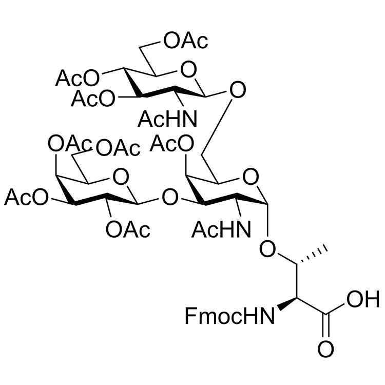 1240252-34-9，Fmoc-Thr((Ac4Galβ1-3)Ac3GlcNAcβ1-6AcGalNAcα)-OH