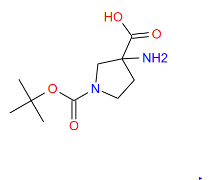 3-氨基-1-叔丁氧羰基吡咯烷-3-羧酸