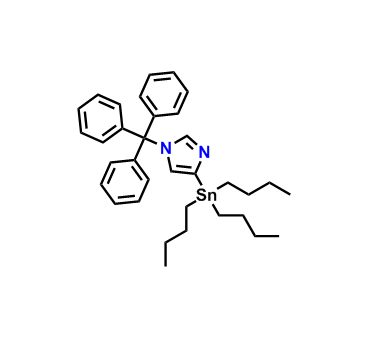 4-(三丁基锡烷基)-1-三苯甲基-1H-咪唑