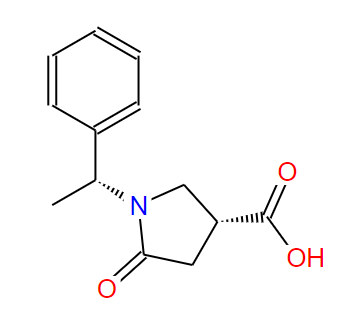 (1`R,3R)-1-(1`-苯基乙基)-5-氧代-3-吡咯羧酸
