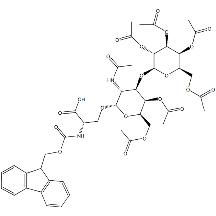 125760-30-7，Fmoc-Ser(Ac4Galβ1-3Ac2GalNAcα)-OH