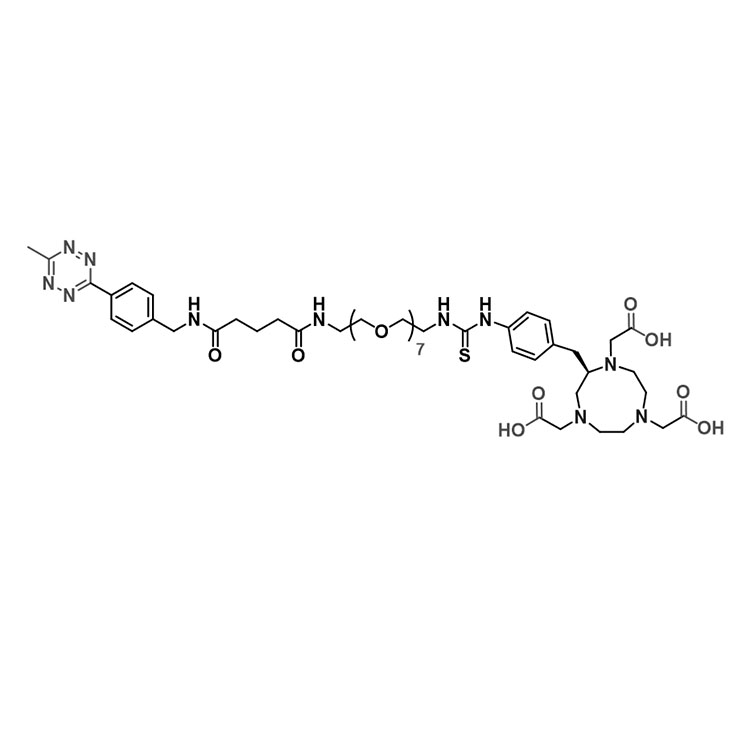 MeTz-PEG7-NOTA，甲基四嗪-七聚乙二醇-NOTA，Me-Tetrazine-PEG7-NOTA